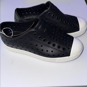 Native Kids Shoes in Black and White